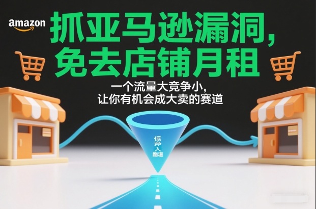 抓亚马逊漏洞，免去店铺月租，一个流量大竞争小，让你有机会成大卖的赛道-项目创薪