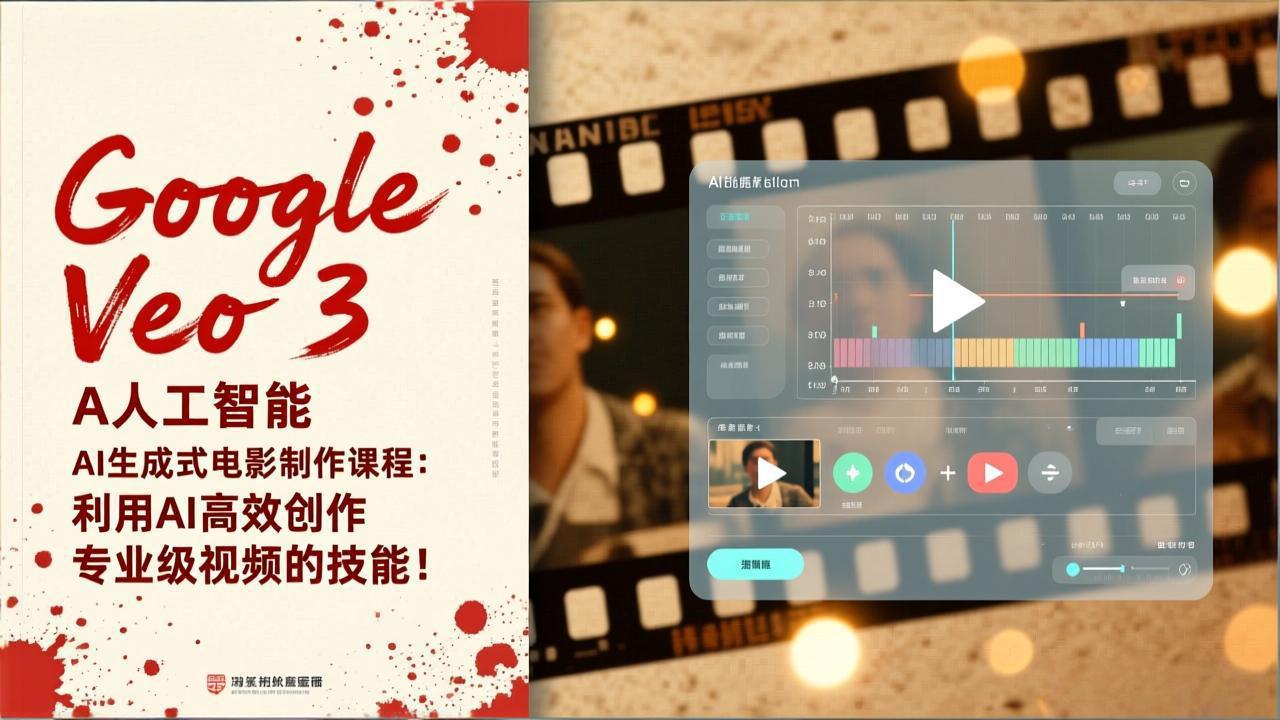 Google Veo 3人工智能AI生成式电影制作课程：利用AI高效创作专业级视频的技能！-项目创薪