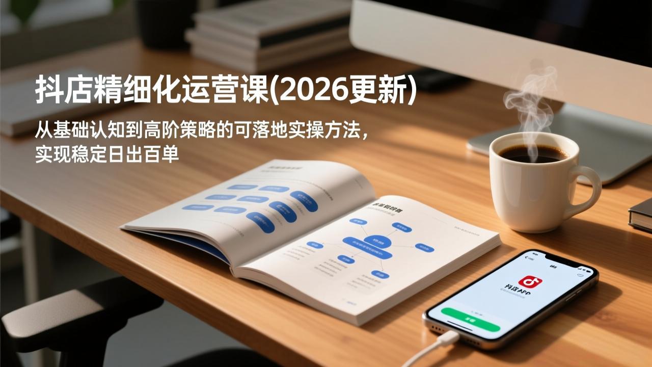 抖店精细化运营课(2026更新-项目创薪