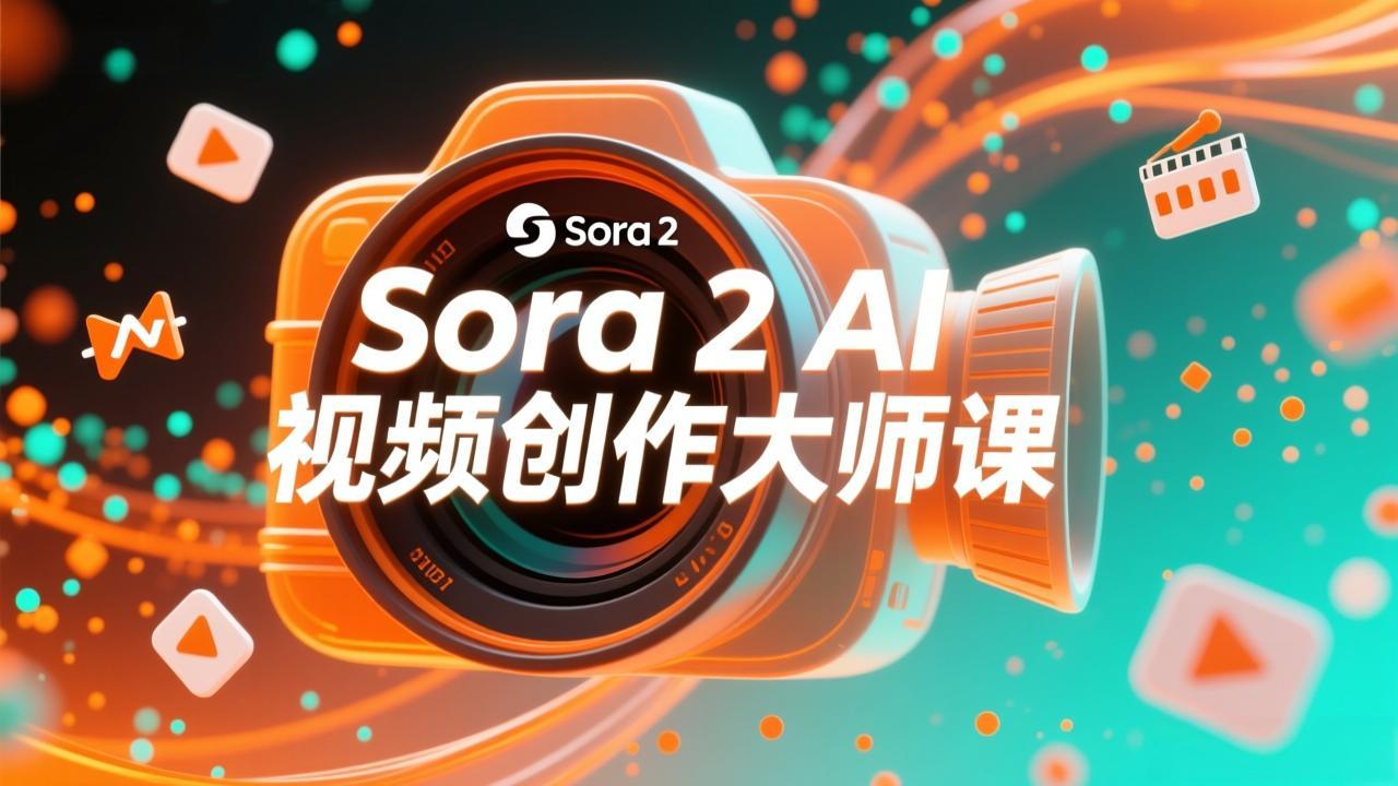 如何利用Sora 2创建流行AI人工智能视频大师班教程：掌握创作全流程，产出百万播放内容-项目创薪