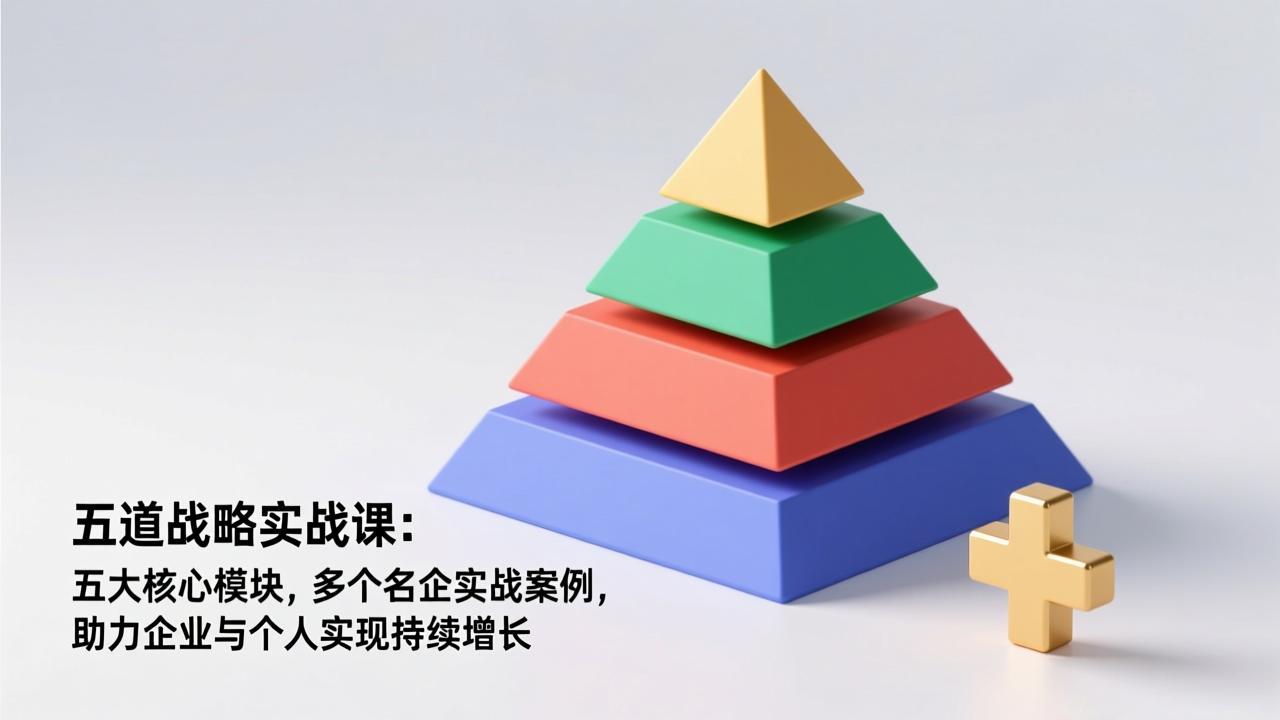 五道战略实战课：五大核心模块，多个名企实战案例，助力企业与个人实现持续增长-项目创薪