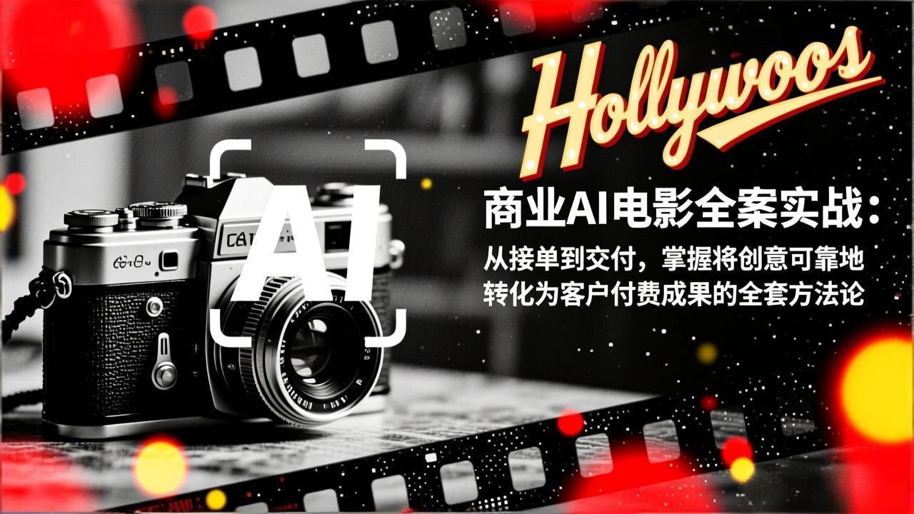 商业AI电影全案实战：从接单到交付，掌握将创意可靠地转化为客户付费成果的全套方法论-项目创薪