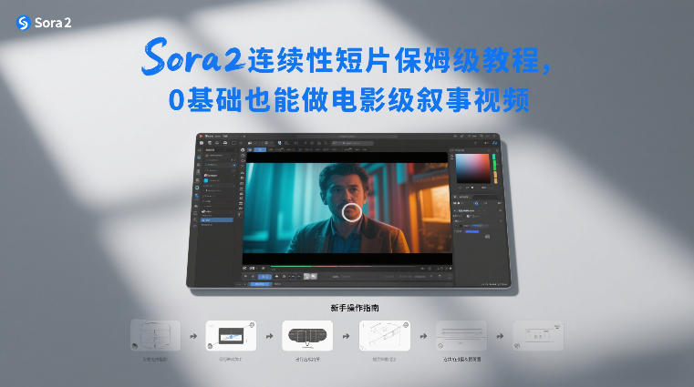 Sora2连续性短片保姆级教程，0基础也能做电影级叙事视频-项目创薪