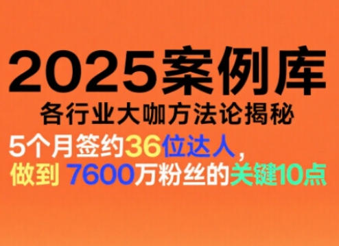 波波来了案例库，收录各行业大咖的方法论，各行业大咖方法论揭秘(更新2026年3月)-项目创薪