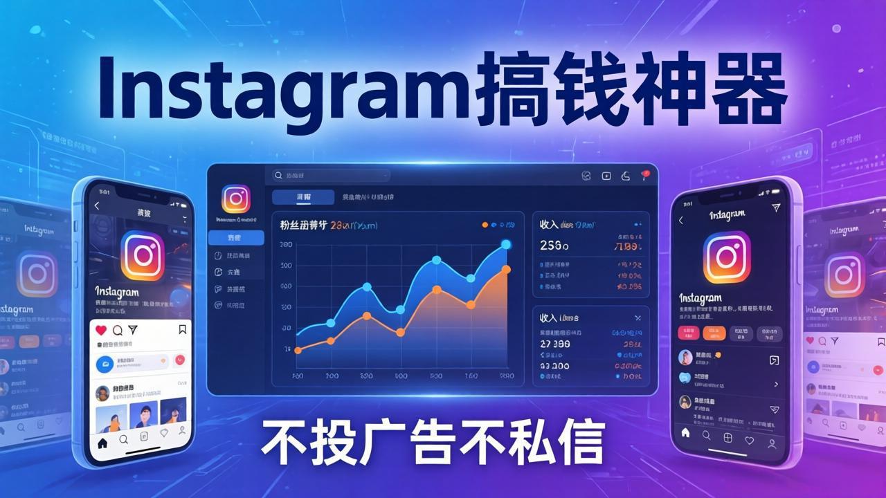 Instagram搞钱神器：月涨6万粉+月入5万刀，不投广告不私信，靠算法+低价产品-项目创薪