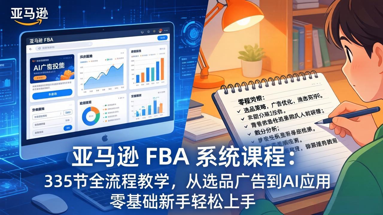 亚马逊 FBA 系统课程(更新26年3月-项目创薪
